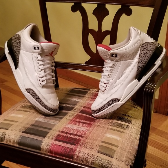 SOLD...... Jordan White Cement 3 size 12 - Picture 2 of 4